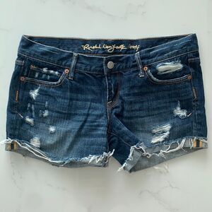 *NEW Iconic RUEHL Distressed Jean Shorts Y2K